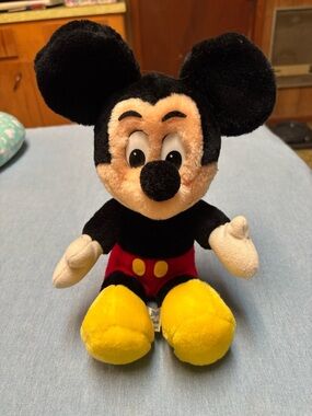 Vintage plush Mickey Mouse